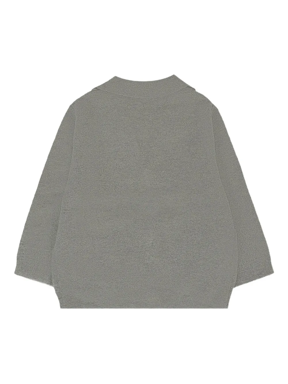 Mayoral buttoned patch-pocket cardigan Grijs