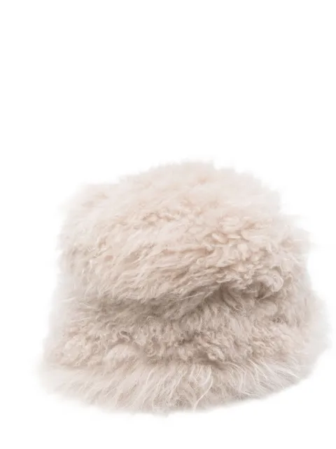 Simonetta Ravizza sheepskin fluffy hat