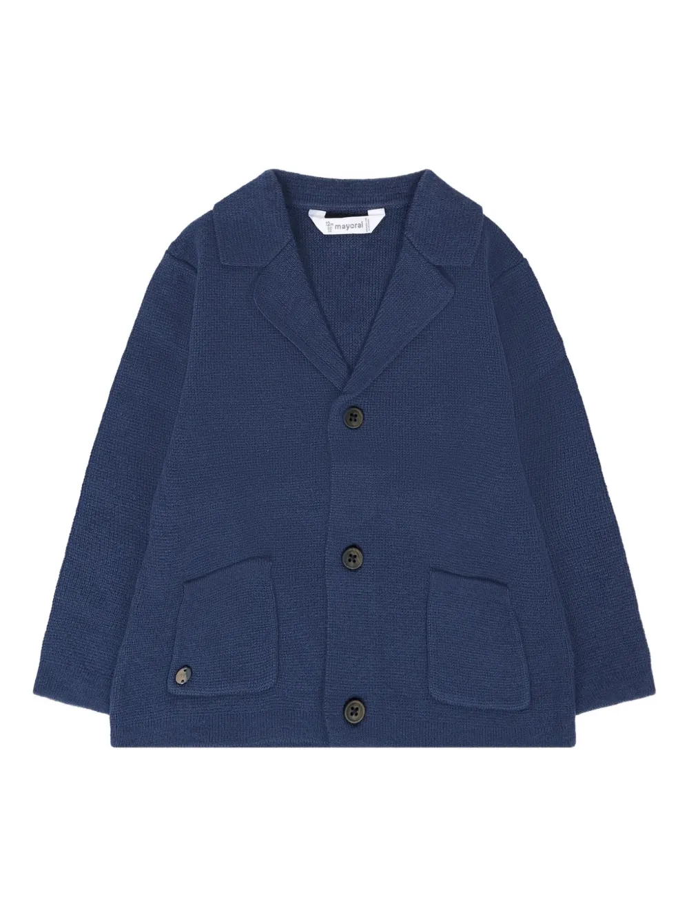 Mayoral button-fastening cardigan Blauw