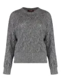 Max Mara Pilade lurex knit sweater - Grey