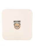 Moschino Kids Teddy Bear-print blanket - Neutrals