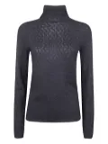 Seventy turtleneck patterned-knit sweater - Black