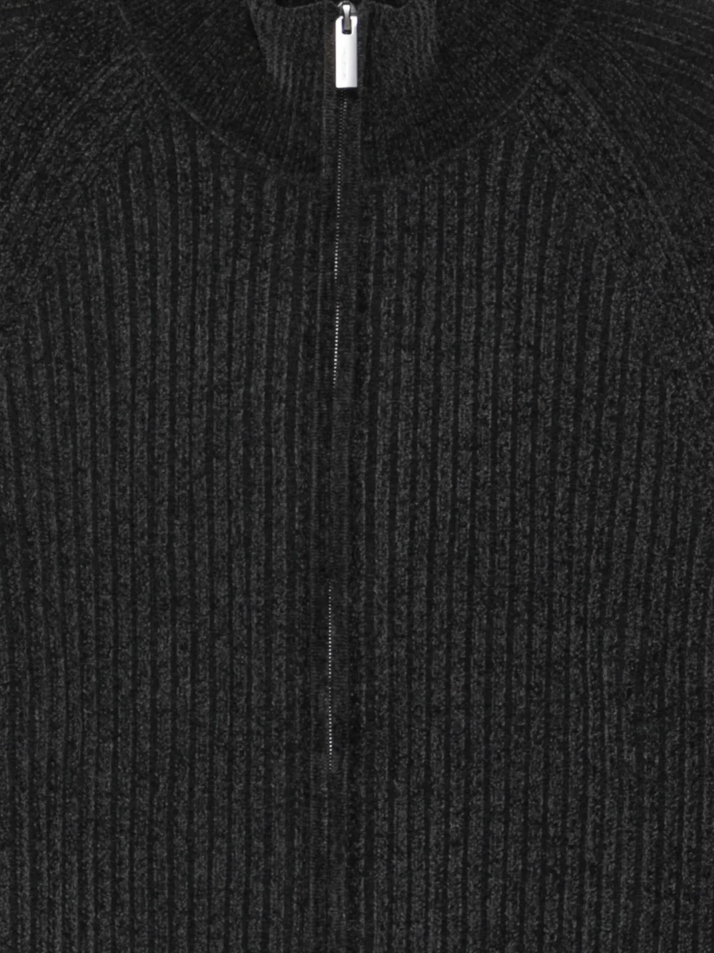 RRD ribbed zip-up sweater Grijs