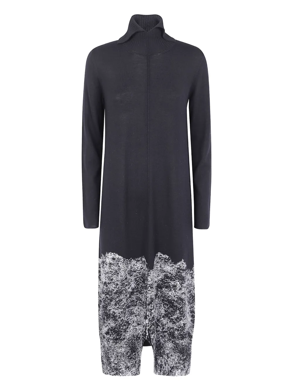 PierAntonioGaspari printed turtleneck dress | Black | Image 1