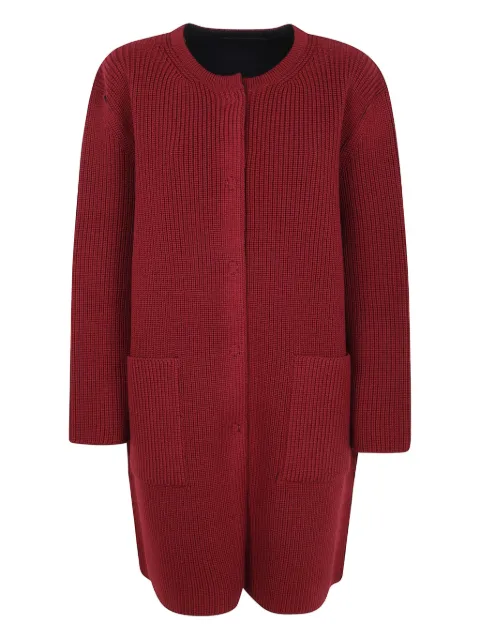 PierAntonioGaspari ribbed wool long cardigan