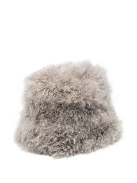 Simonetta Ravizza shearling bucket hat