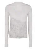 PierAntonioGaspari turtleneck speckled wool sweater - White