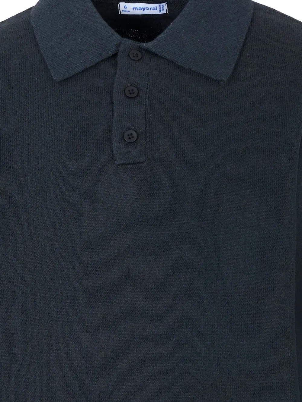 Mayoral long-sleeve polo shirt Blauw