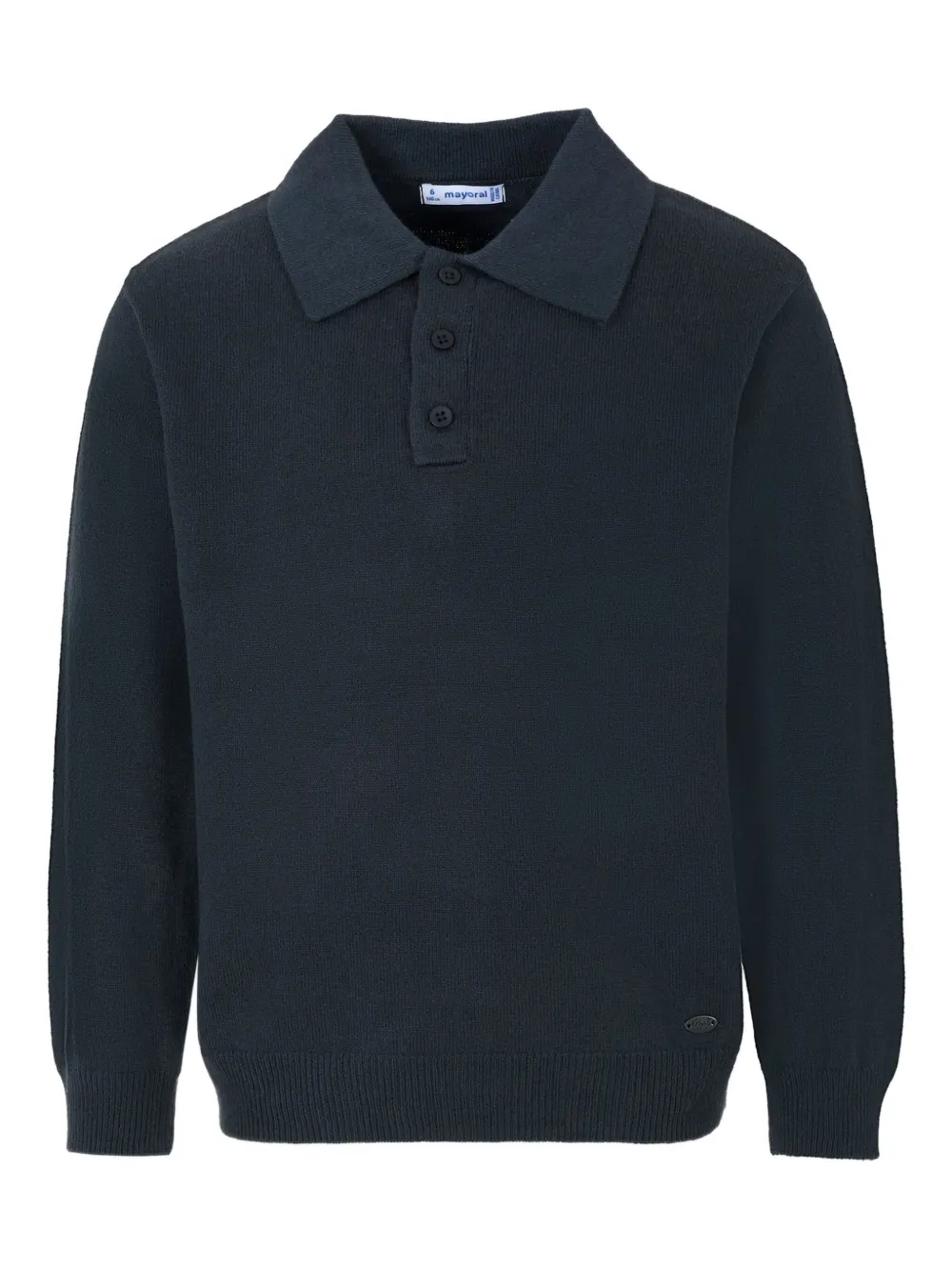 Mayoral long-sleeve polo shirt Blauw