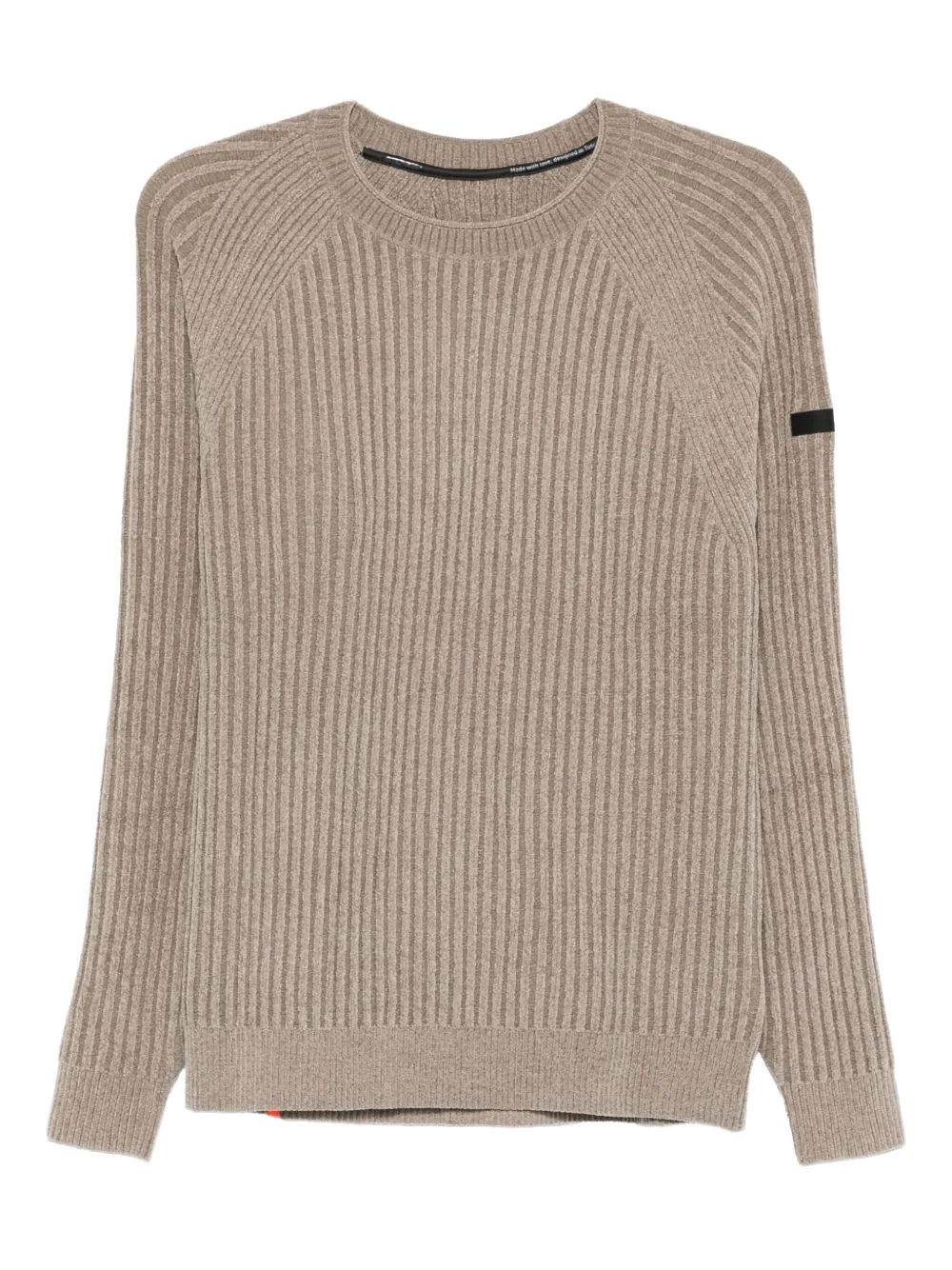 RRD ribbed-knit raglan sweater Beige