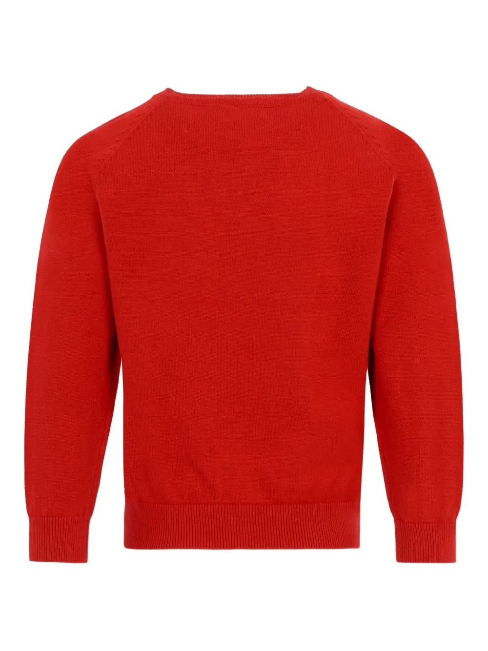 Mayoral raglan-sleeve cotton sweater Rood