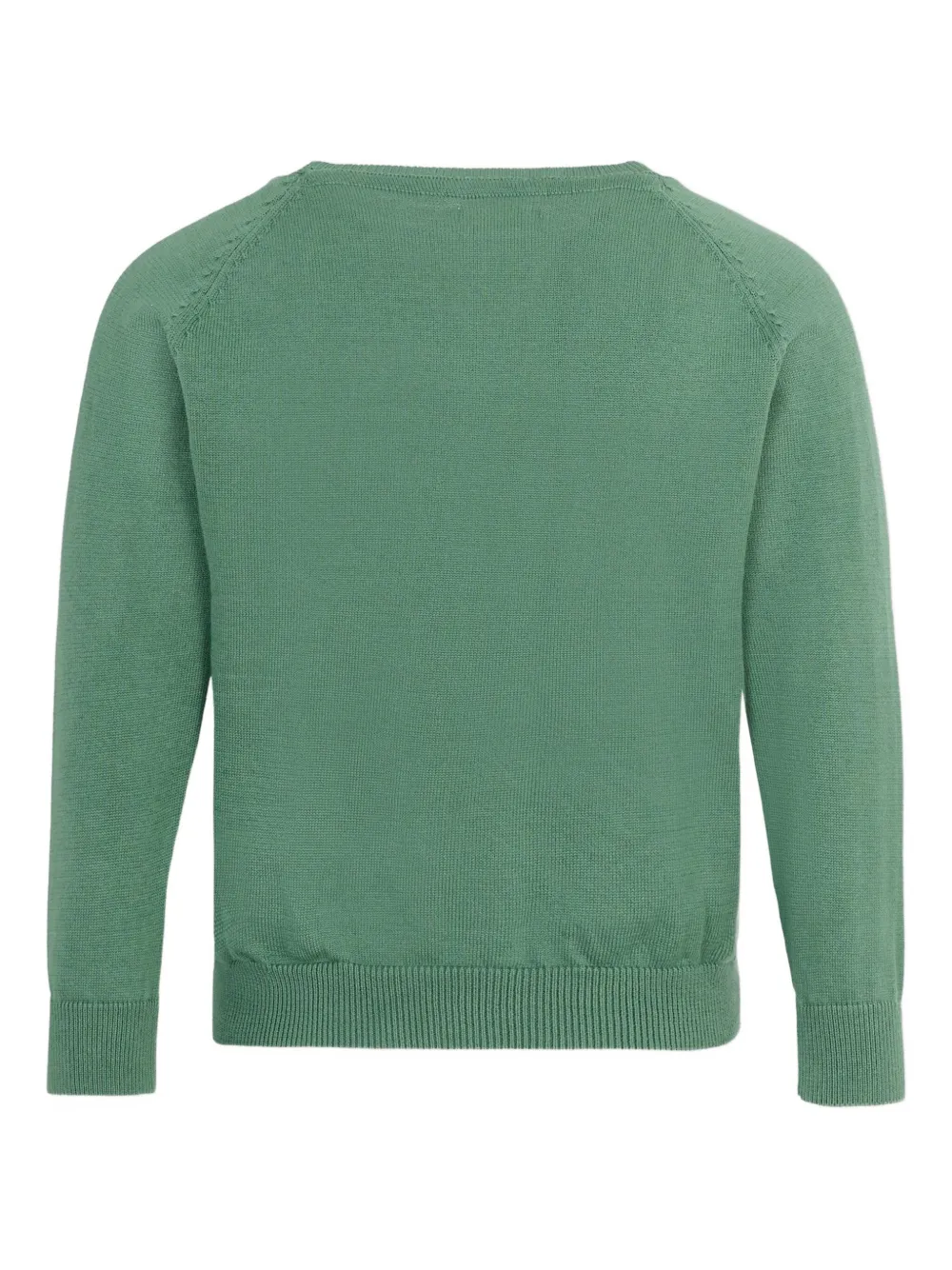 Mayoral raglan-sleeve cotton sweater Groen