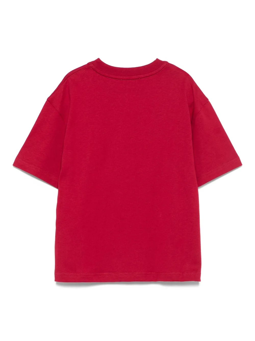 Lanvin Enfant T-shirt met geborduurd logo Rood