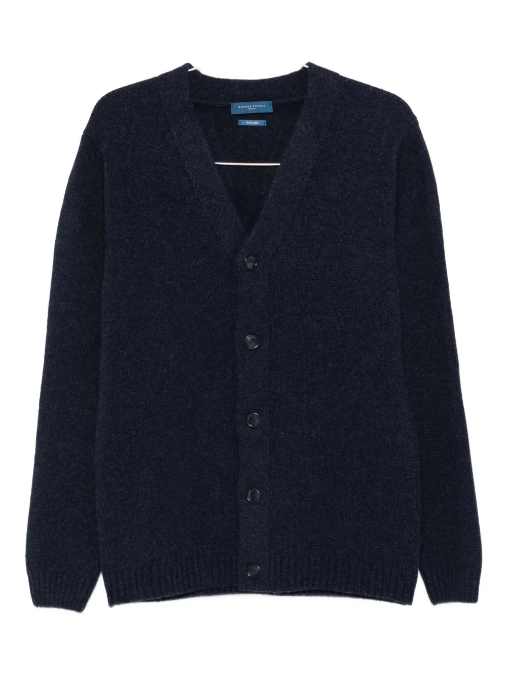 Daniele Fiesoli Button-front Wool Cardigan In Blue