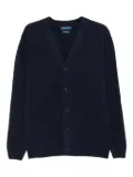 Daniele Fiesoli button-front wool cardigan - Blue
