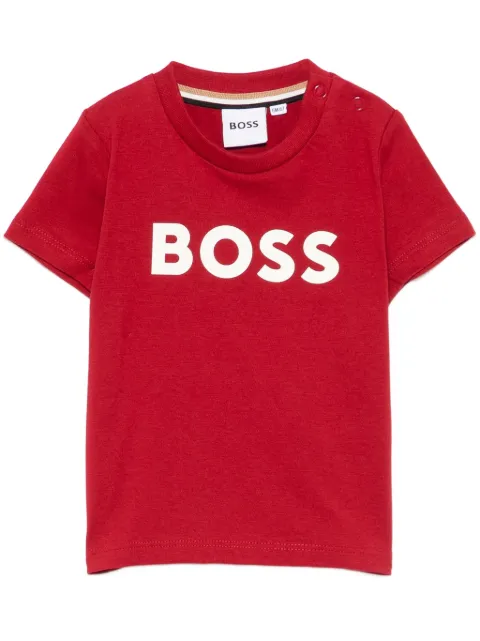 BOSS Kidswear camiseta con logo estampado