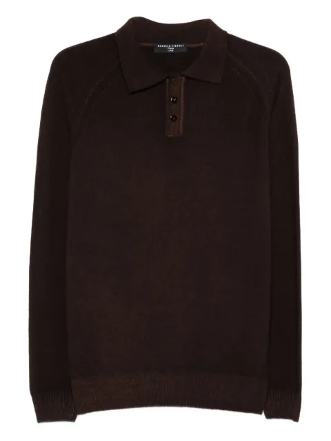Daniele Fiesoli raglan-sleeve knitted polo shirt