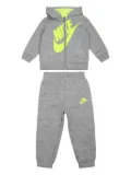 Nike Kids logo-appliqué tracksuit set - Grey