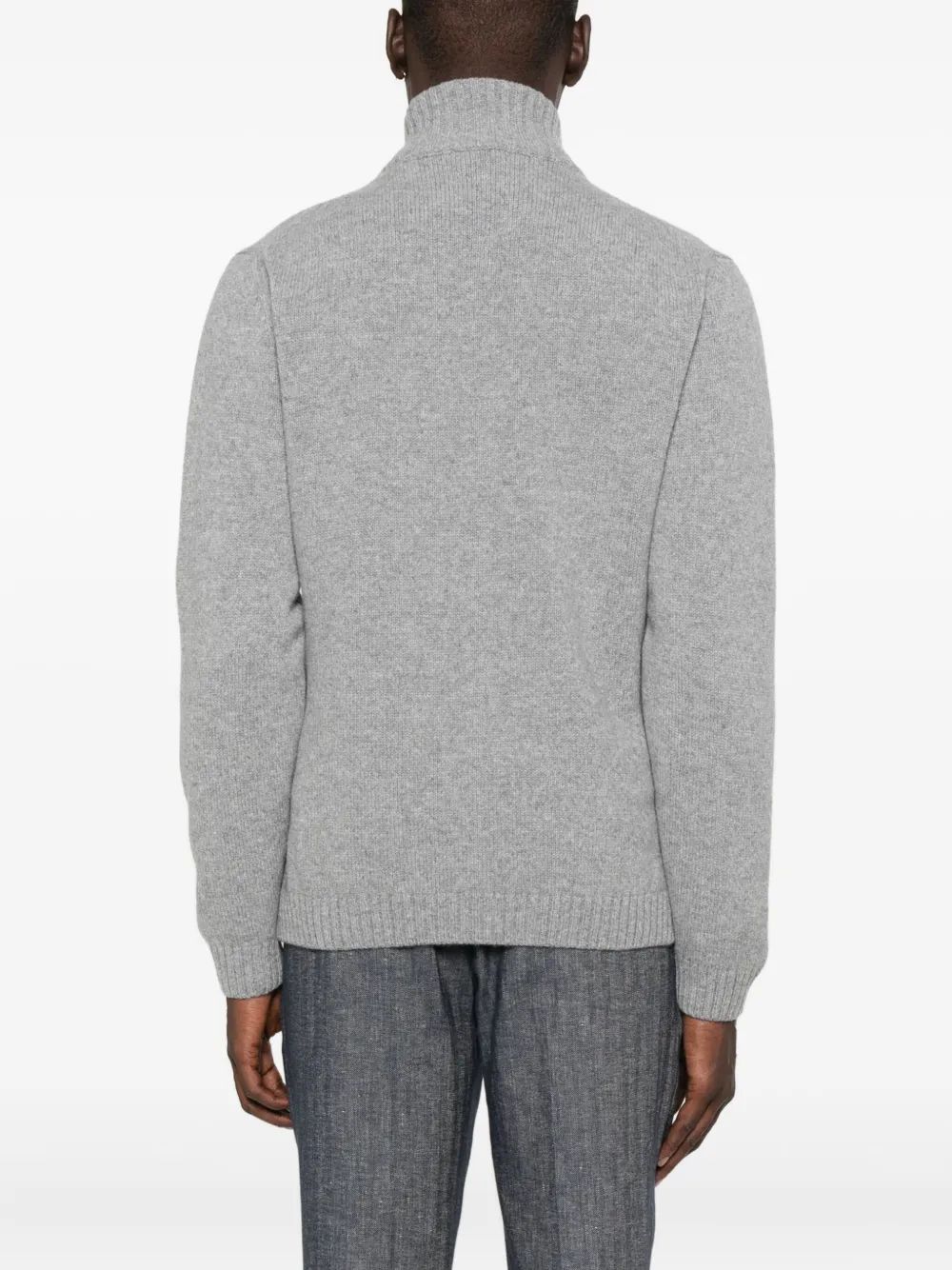 Daniele Fiesoli Zip-front Pocket Cardigan In Gray