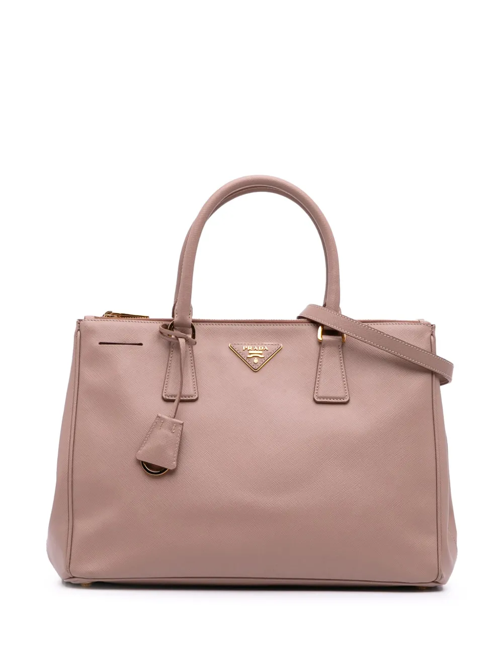 Prada Pre-Owned 2000-2025 Medium Saffiano Lux Galleria Double Zip Prada Pre-Owned 2000-2025 Medium Saffiano Lux Galleria Double Zip