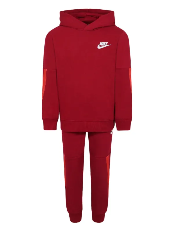 nike tracksuit women's set red