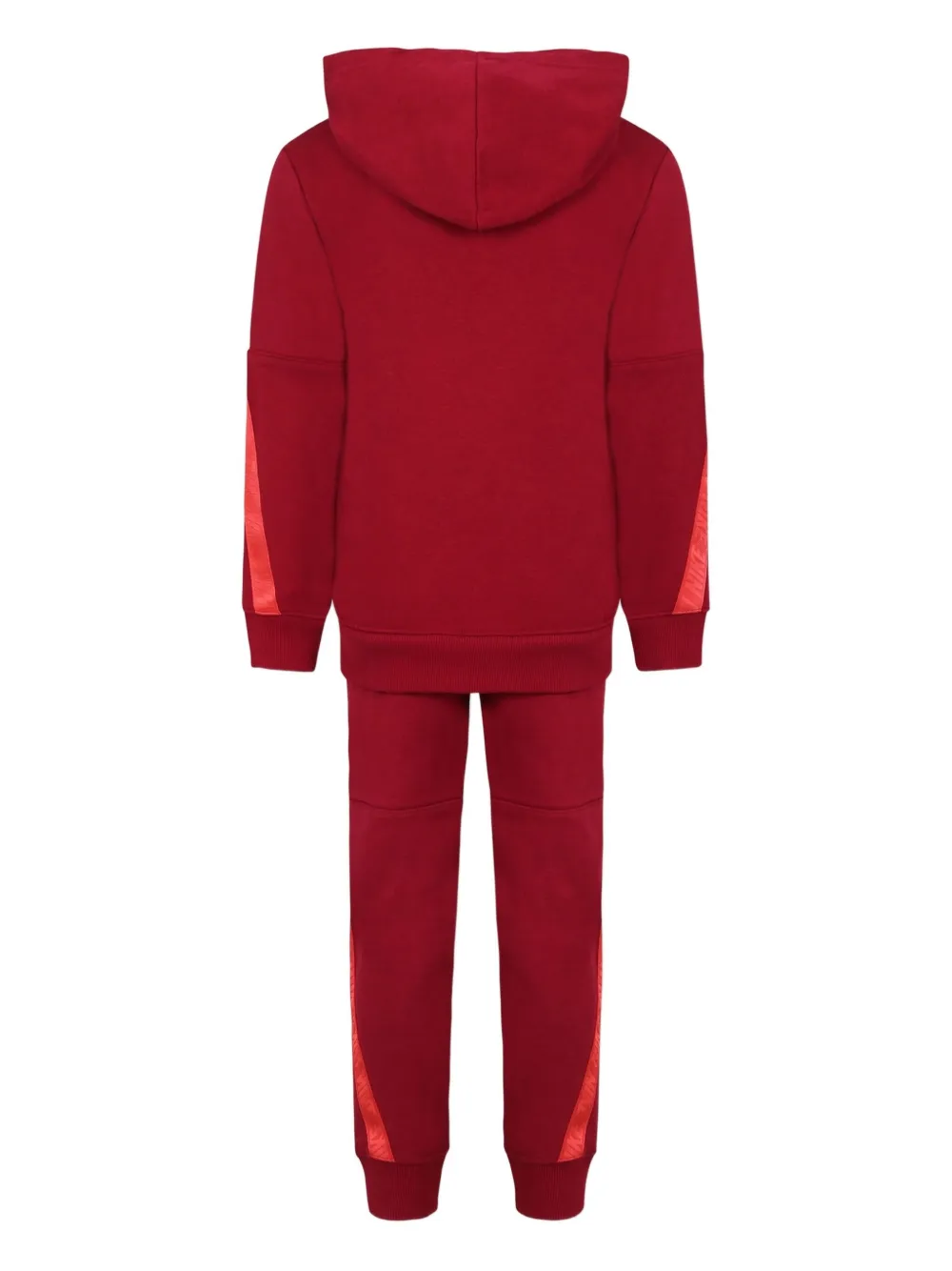 Nike Kids Trainingspak met geborduurd logo en vlakken Rood