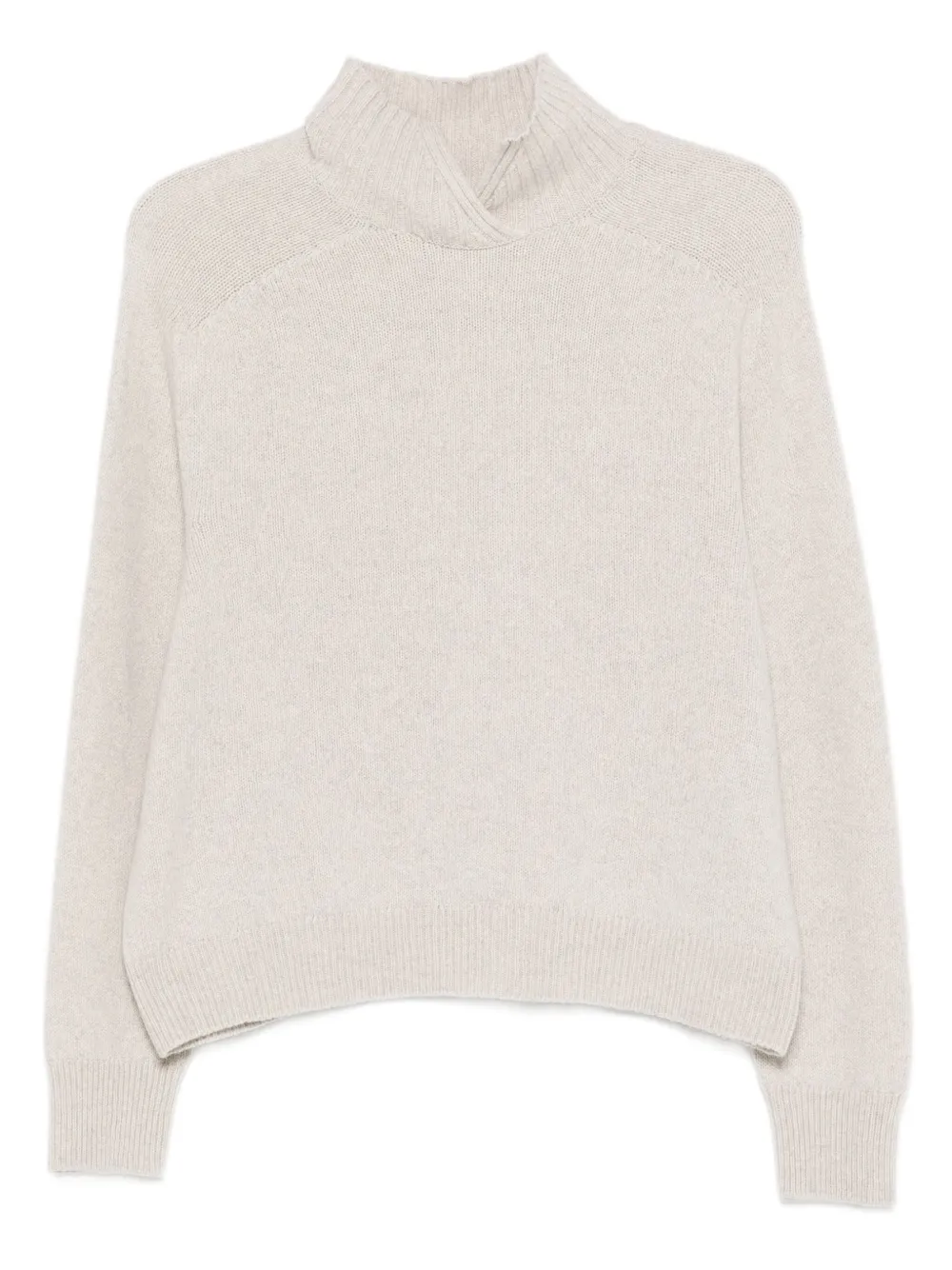Malo High-neck Sweater In Neutral