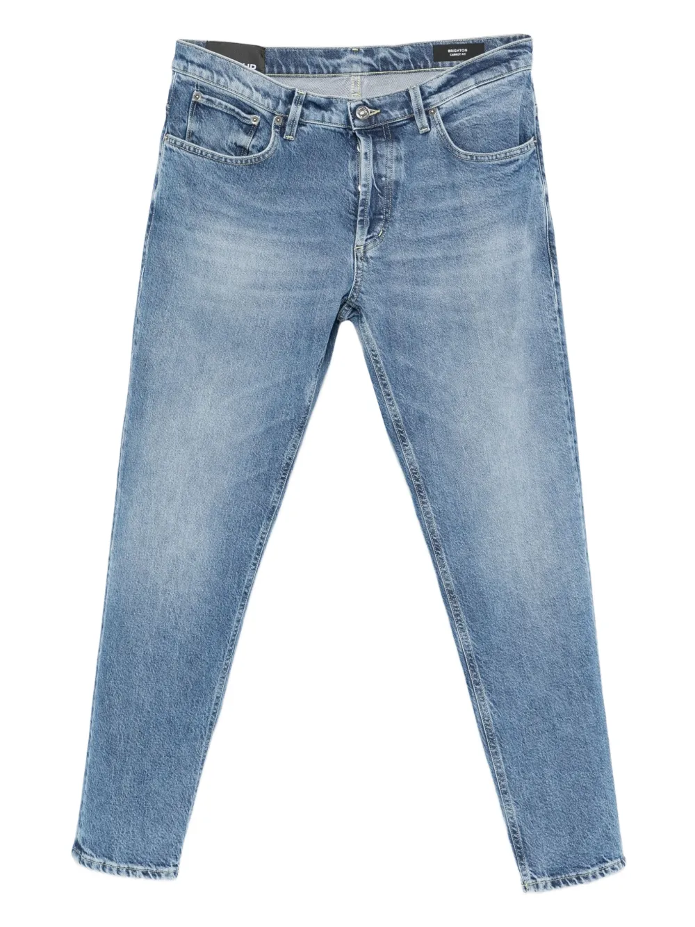 DONDUP Jeans met verwassen-effect Blauw