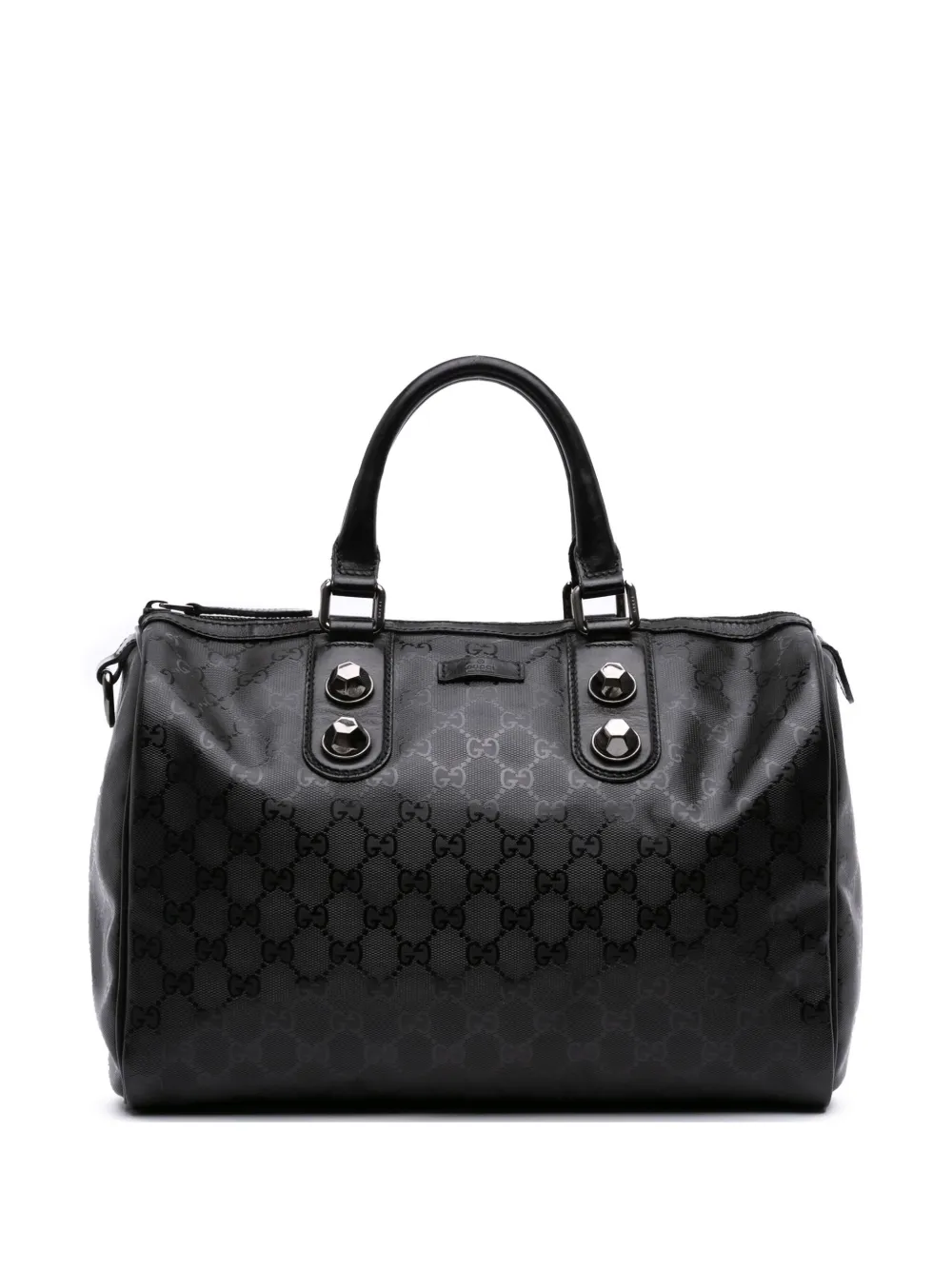 Gucci Pre-Owned 2016-2025 GG Imprime boston bag | Black | Image 1