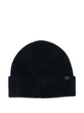 Paul & Shark ribbed beanie - Blue