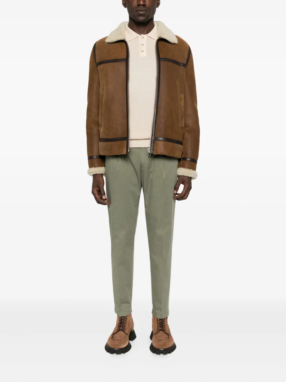 Daniele Fiesoli Raglan-sleeve Polo Shirt In Neutral