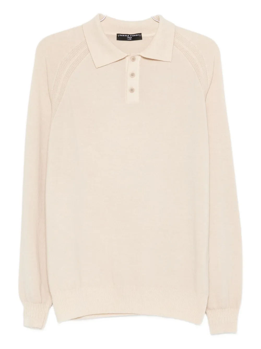 Daniele Fiesoli Raglan-sleeve Polo Shirt In Neutral