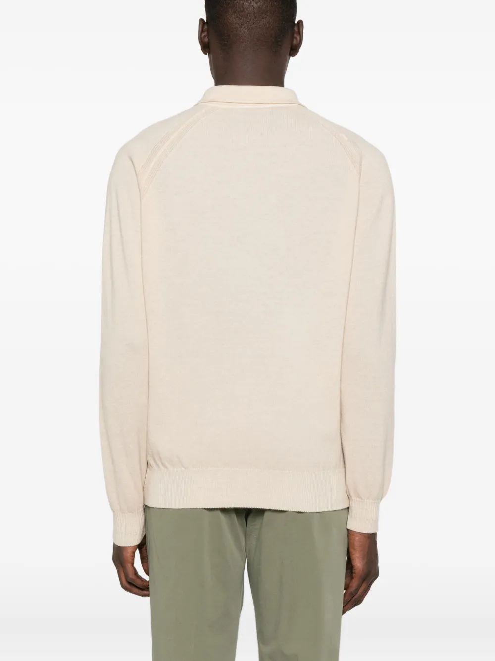 Daniele Fiesoli Raglan-sleeve Polo Shirt In Neutral