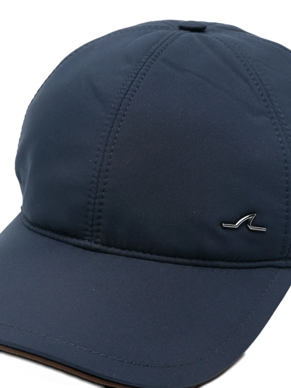 Paul & Shark Typhoon logo-plaque baseball cap - Blauw