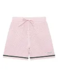 Casablanca drawstring polo shorts - Pink