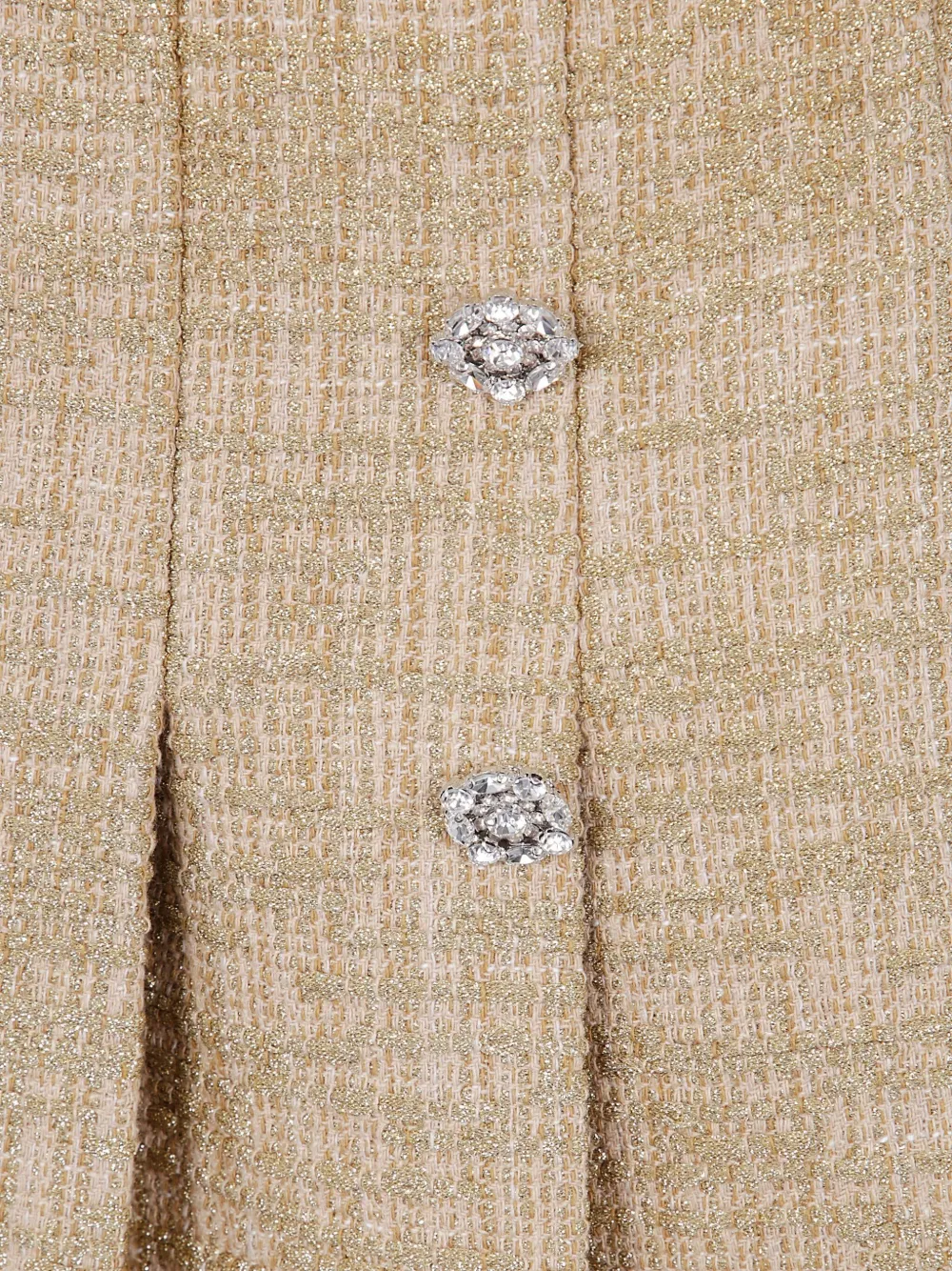 N°21 Embellished Pleated Skirt In Neutral