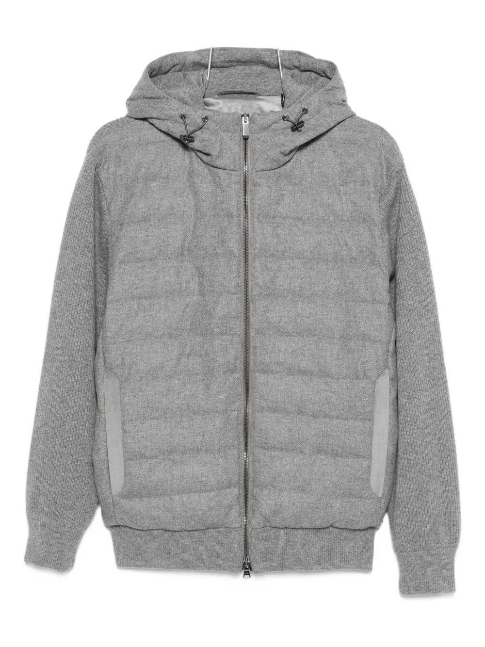 Paul & Shark hooded zip-fastening sweater | Grey | Image 1