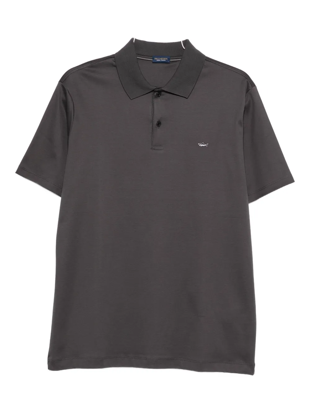 Paul & Shark Logo-detail Polo Shirt In Gray