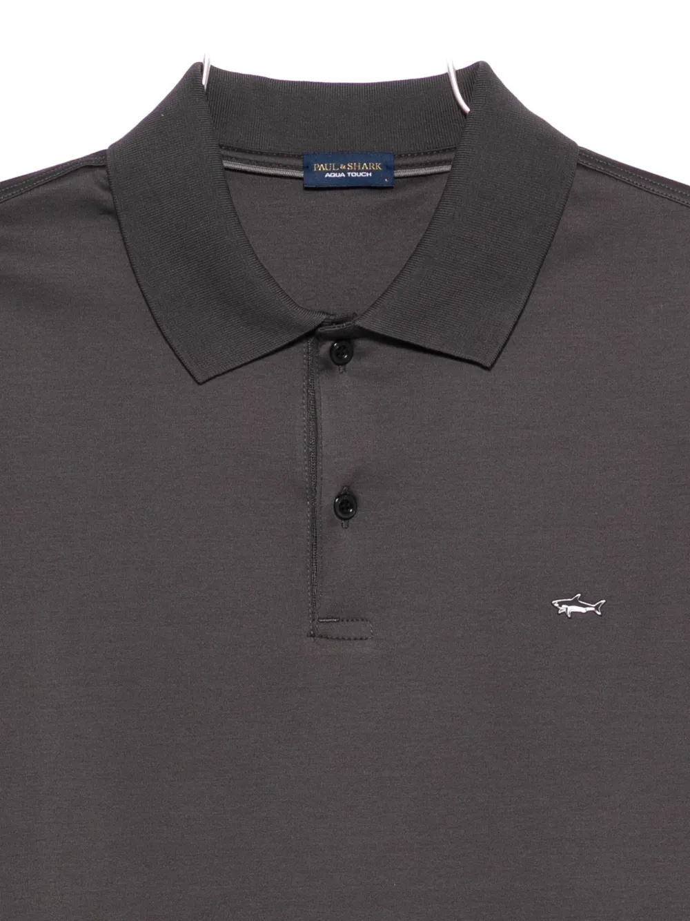 Paul & Shark Logo-detail Polo Shirt In Gray