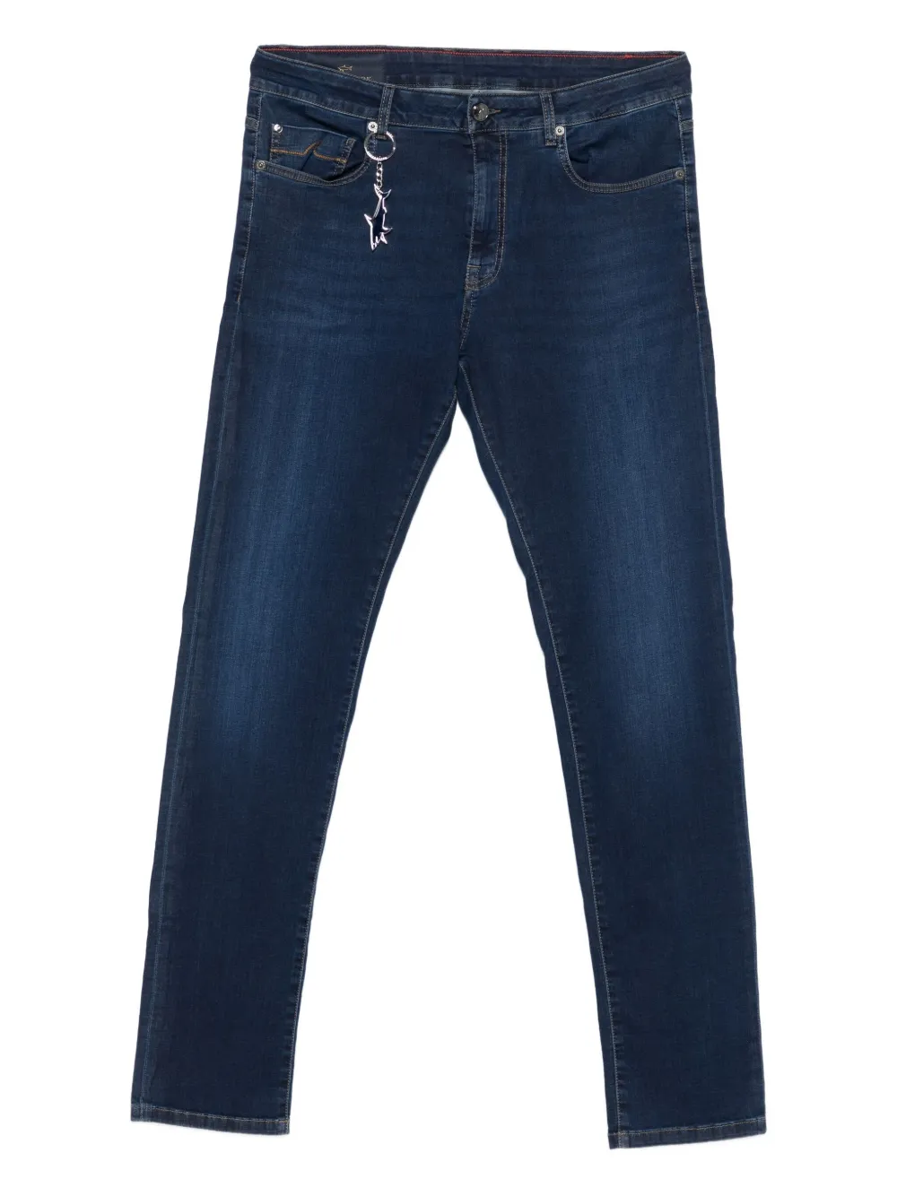 Paul & Shark Shark-keychain Jeans In Blue
