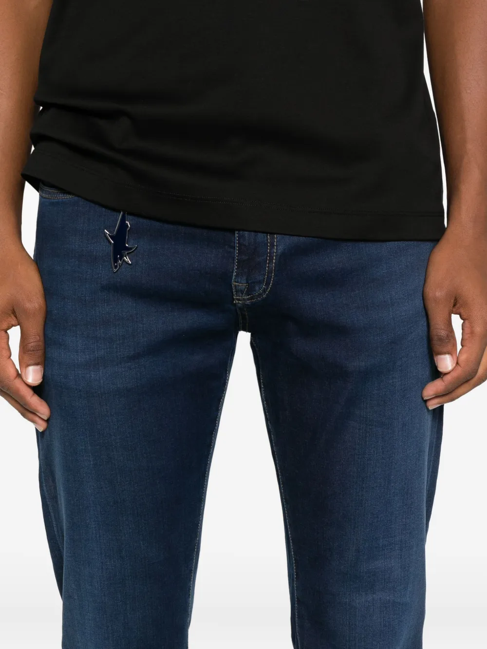 Paul & Shark Shark-keychain Jeans In Blue