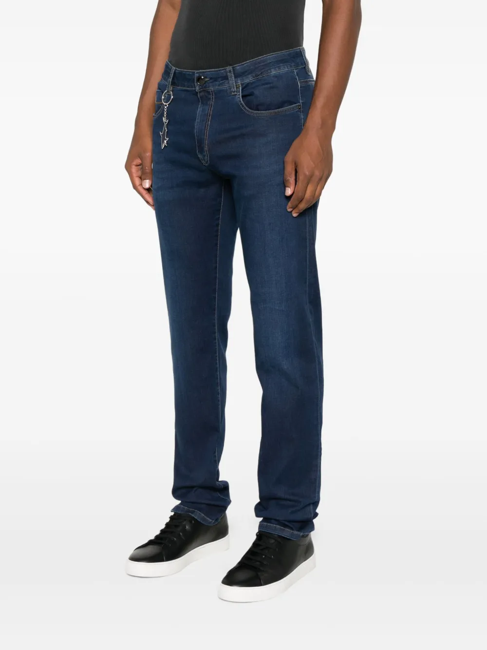 Paul & Shark Jeans met haaiensleutelhanger Blauw