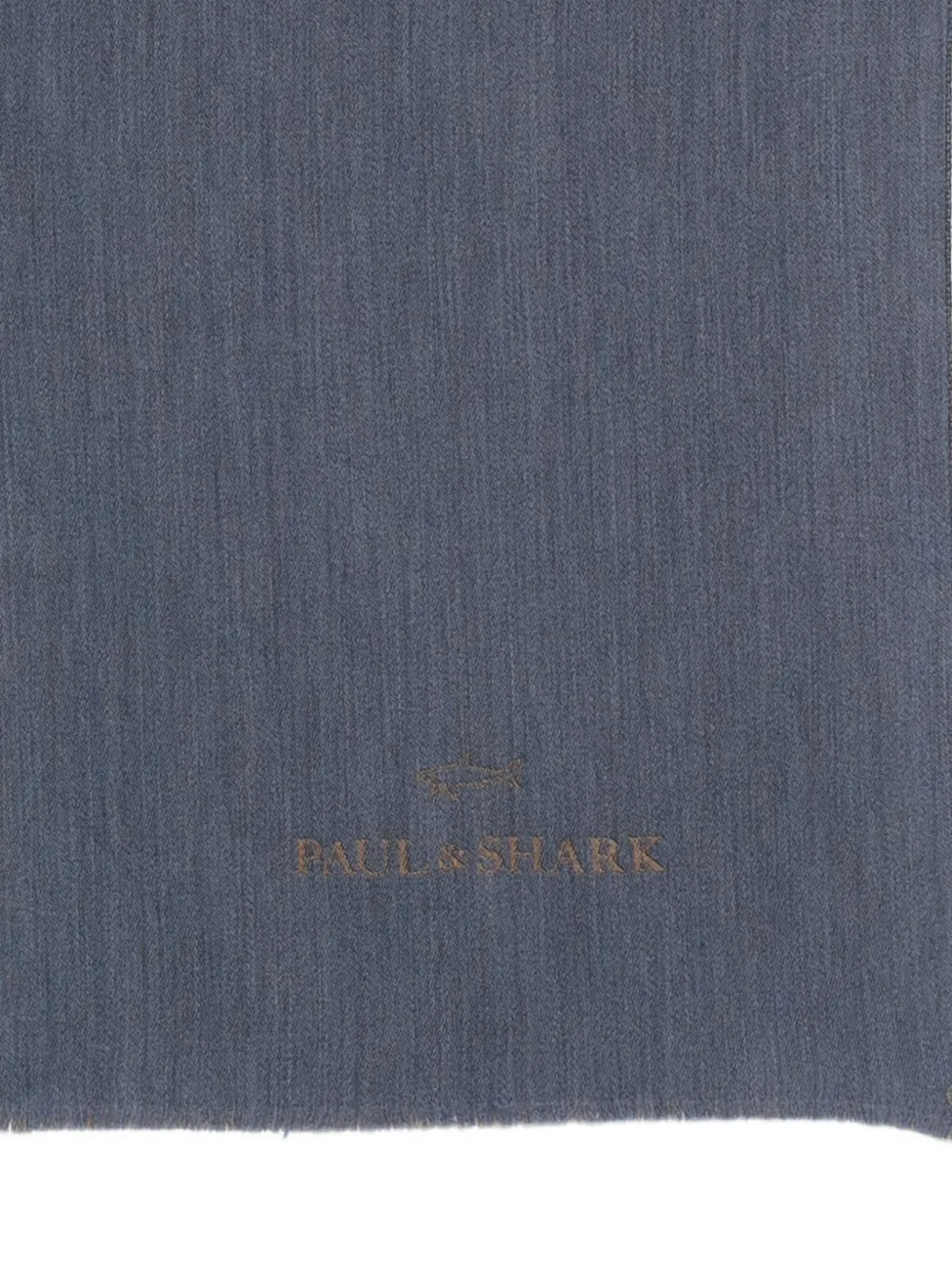 Paul & Shark Tweekleurige sjaal Blauw