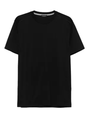 Moncler ロゴトリム Tシャツ | ブラック | FARFETCH JP