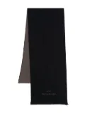 Paul & Shark two-tone wool scarf - Black