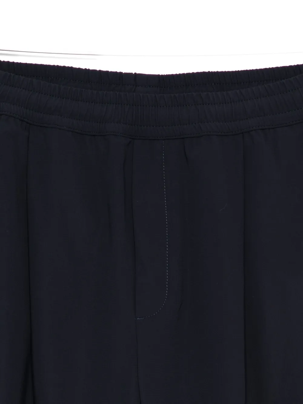 Paul & Shark Elastic-waistband Trousers In Black