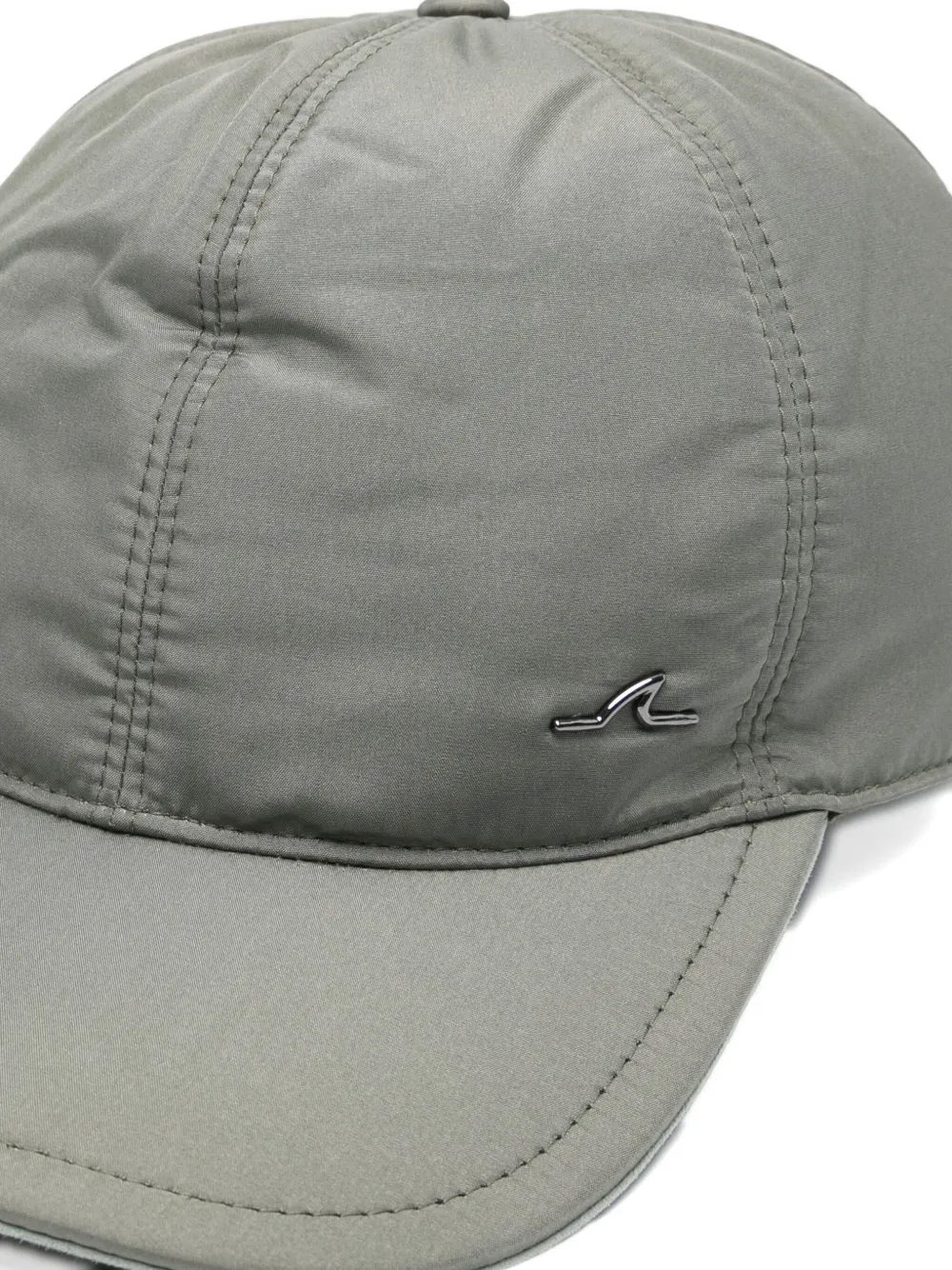 Paul & Shark Typhoon logo-plaque baseball cap - Groen