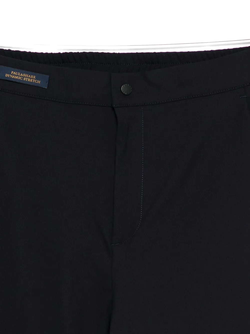 Paul & Shark Elastic-waistband Trousers In Black