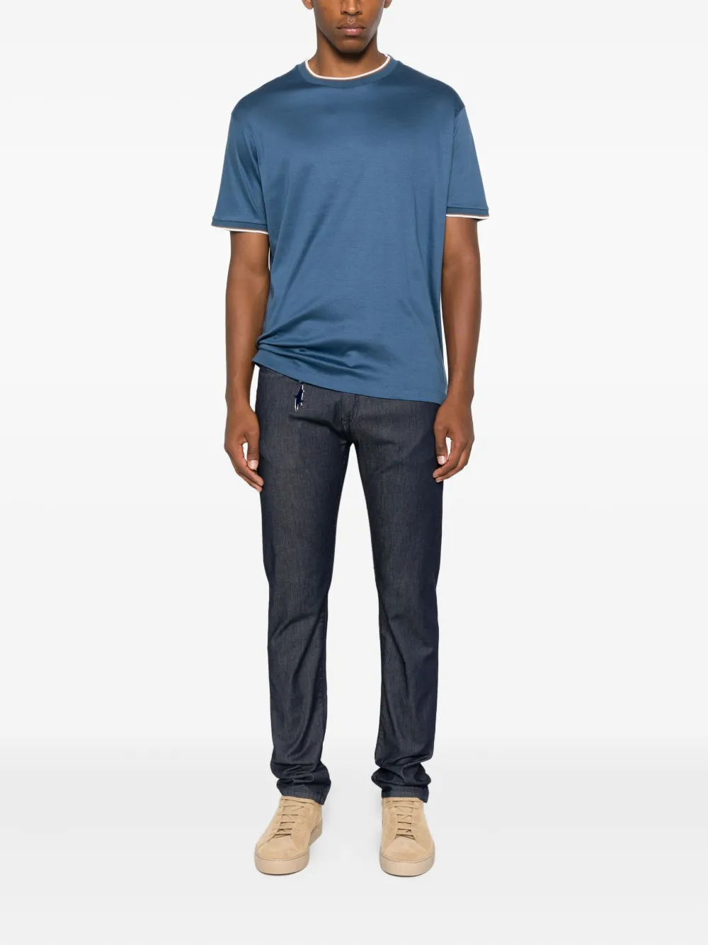 Paul & Shark T-shirt met ronde hals - Blauw