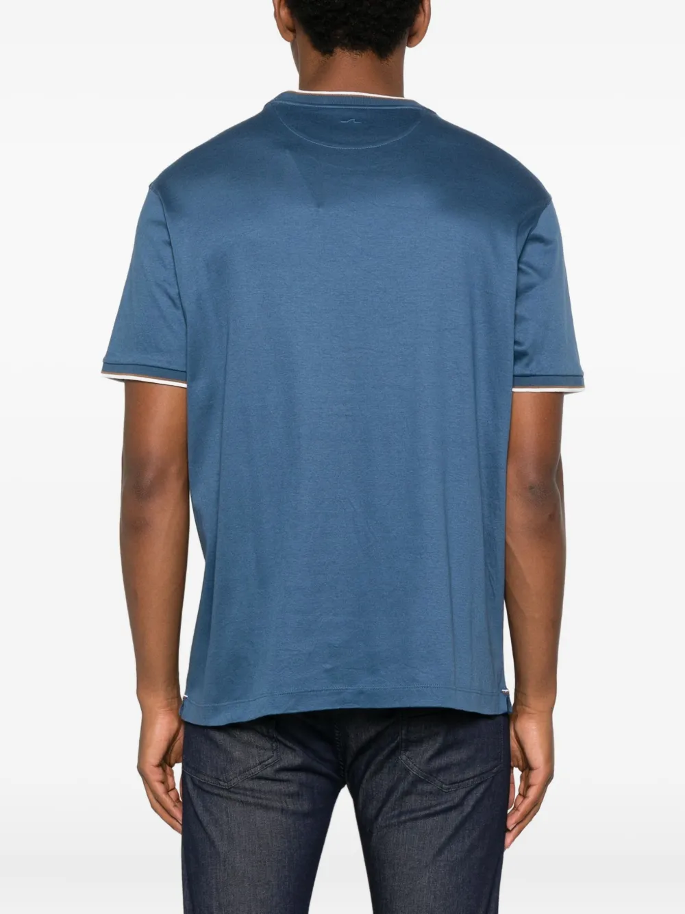 Paul & Shark Crew-neck T-shirt In Blue